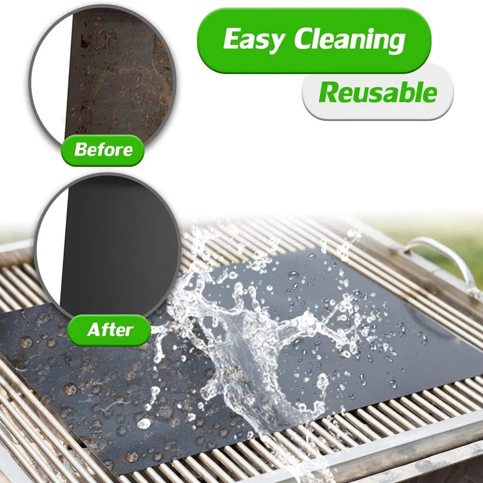 Non-stick BBQ grill mat