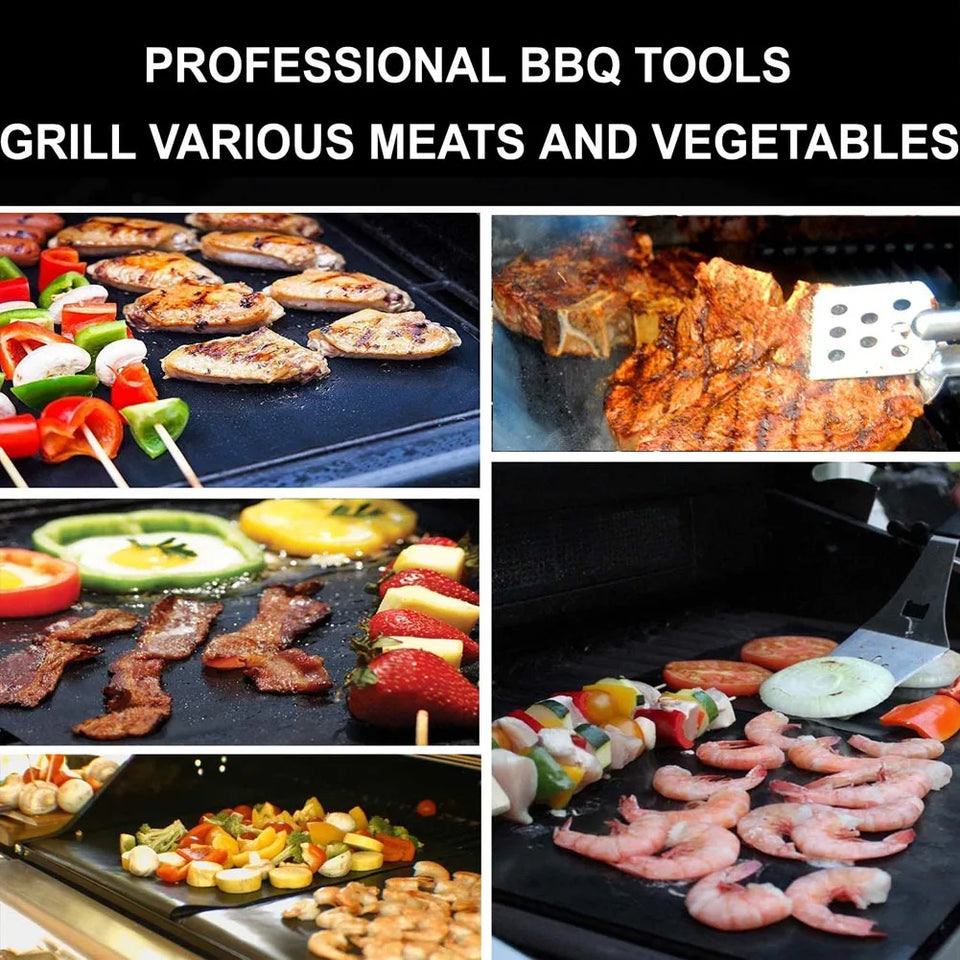 Non-stick BBQ grill mat